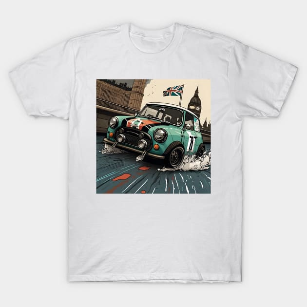 Classic Italian London Print T-Shirt by SynchroDesign